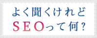 よくきくけどSEOって何？